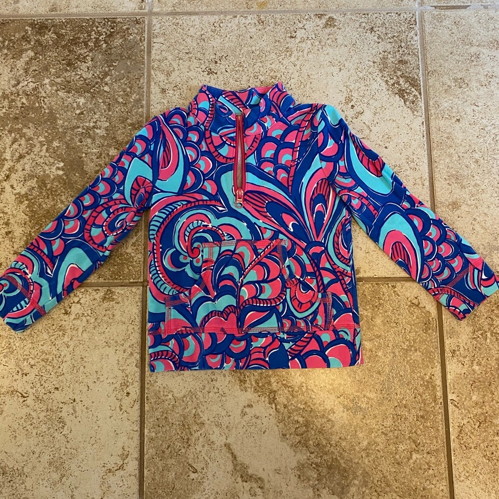 Lilly Pulitzer Half Zip Popover Toddler Girl XS